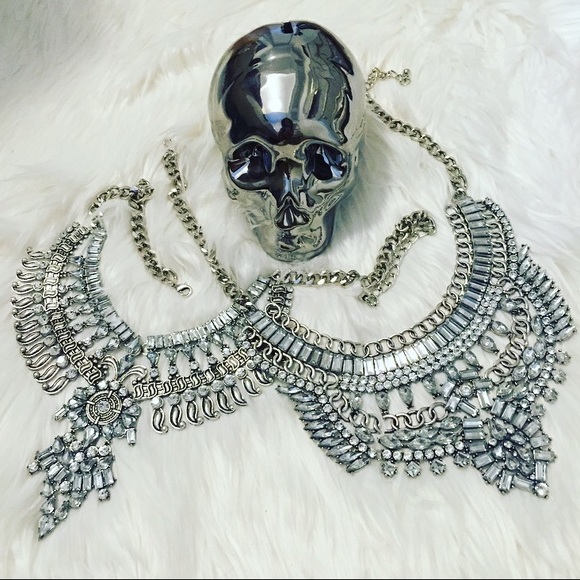 Dylanlex Inspired Silver Statement Necklaces