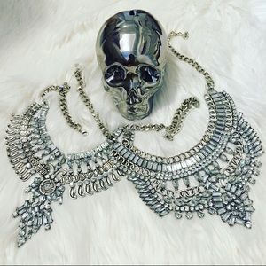 Dylanlex Inspired Silver Statement Necklaces