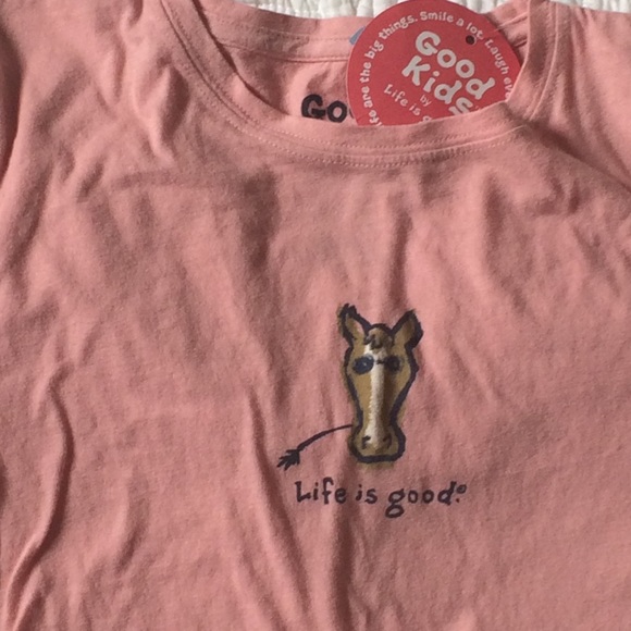 NEW pink life is good shirt
