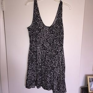 Black & White Floral Dress