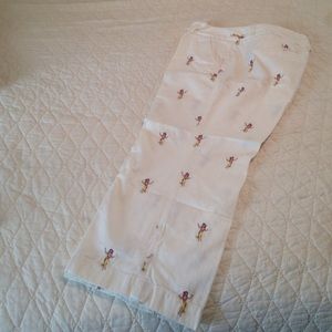 Hula girl cropped chinos