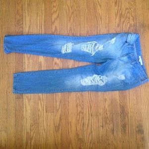 Forever 21 distressed jeans