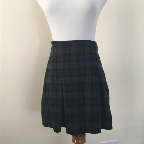 Brandy plaid skirt