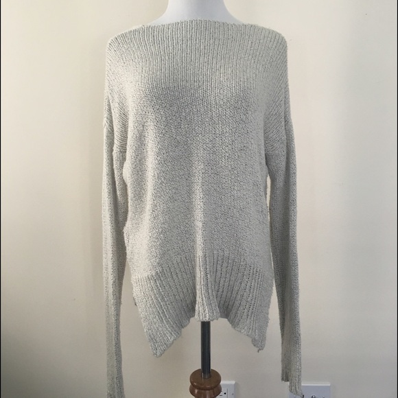 brandy grey sweater
