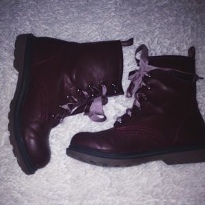 Burgundy/ Maroon Rubber Booties