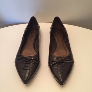 Barneys New York Patent Leather Flat