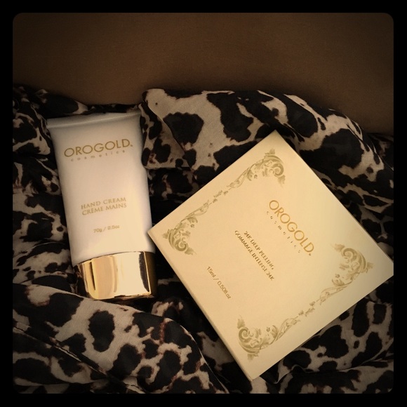 Orogold 24K Deep Peeling facial cleanse and cream