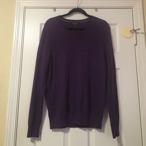Banana Republic purple v-neck sweater