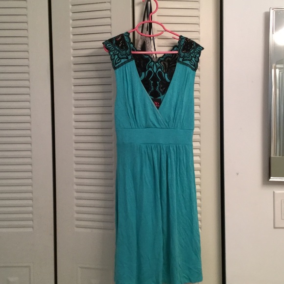 Turquoise Bebe Dress
