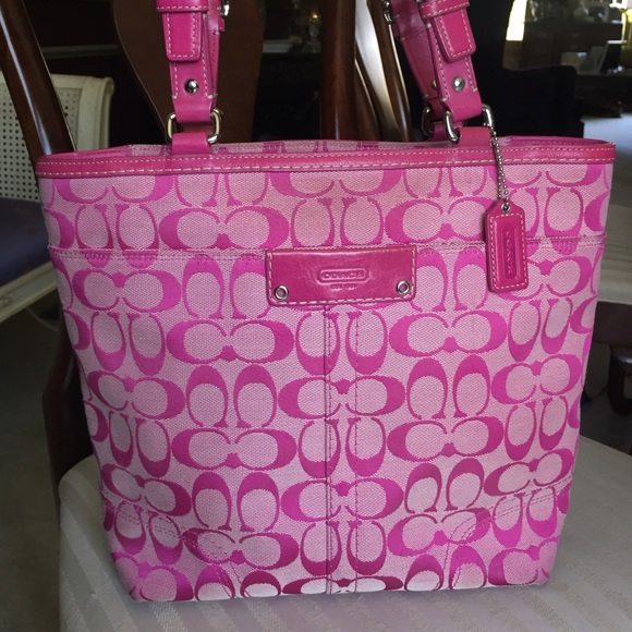 Authentic Coach Signature Handbag