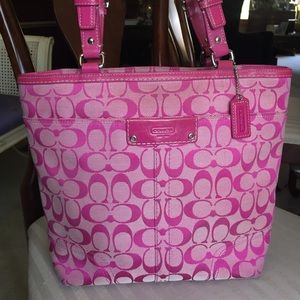 Authentic Coach Signature Handbag