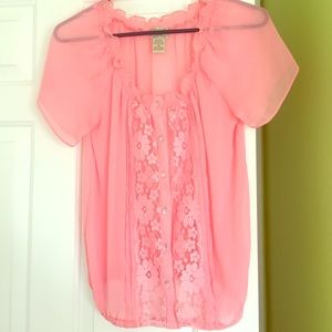 Pink blouse