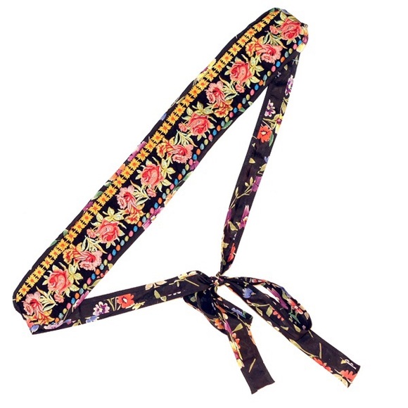 Johnny Was Rose Chain Obi Belt NWT