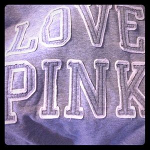 Victoria's Secret gray zip hoodie size large