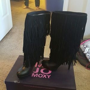 Mojo Moxie Fringe Boots