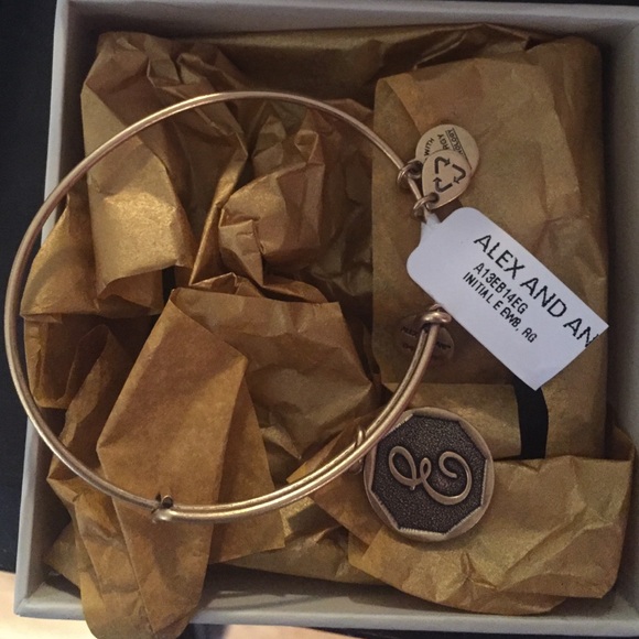 Alex & Ani "E" bracelet