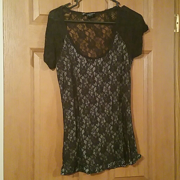 Lacy black shirt