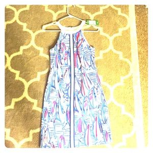 Lilly Pulizter Pearl Shift Dress Sailboats