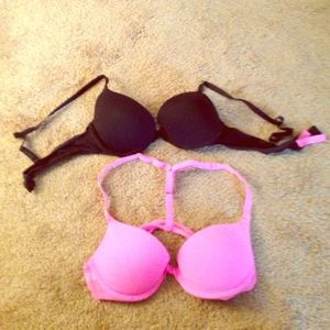 Two Victoria's Secret bras. Super comfortable. 😀
