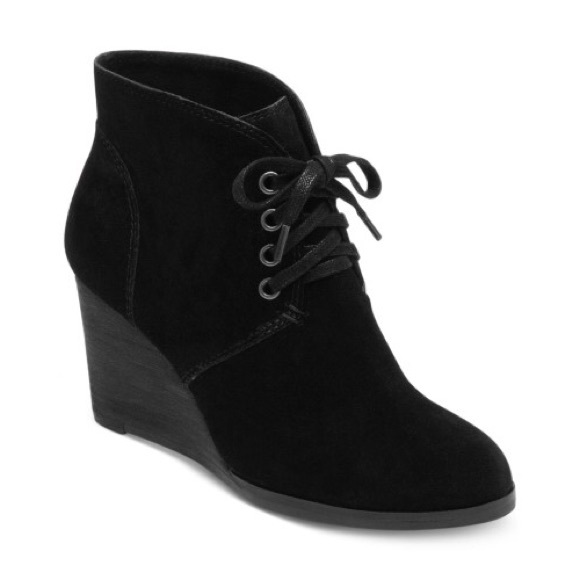 Black Swayze Wedge Booties
