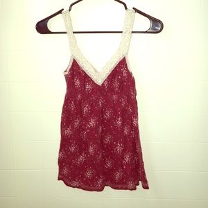 Abercrombie & Fitch red tank top, small