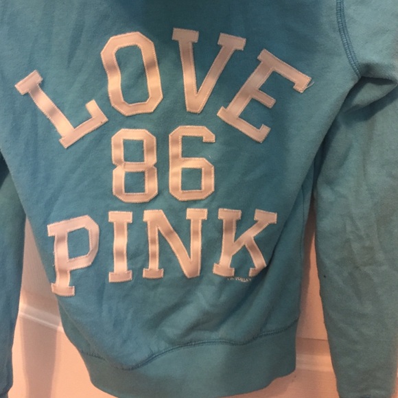 Blue Vitoria secret hoodie - Picture 2 of 3