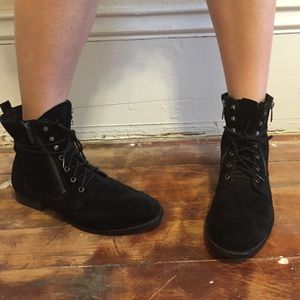 Sam Edelman black suede boots