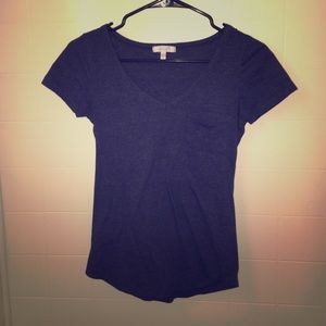 Delia's navy v-neck, small