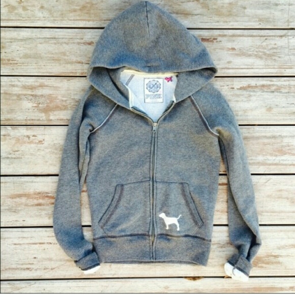 Victoria secret Pink zip up hoodie - Picture 2 of 4