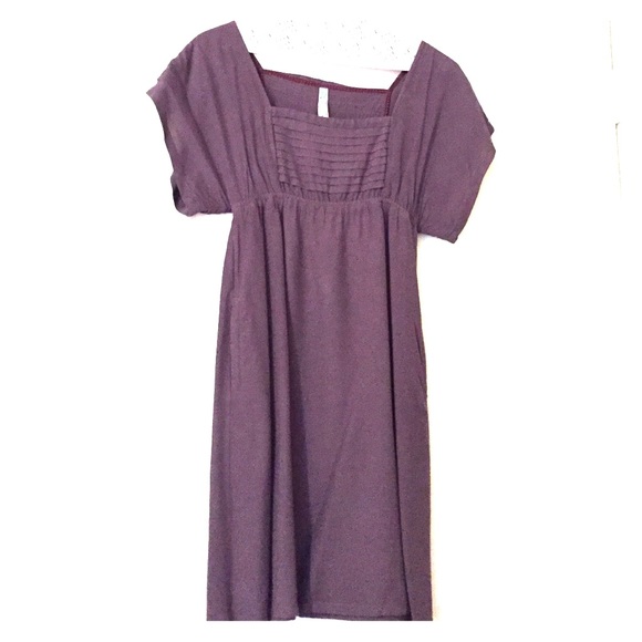 Purple anthropology dress