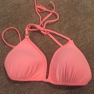 Orange bathing suit top