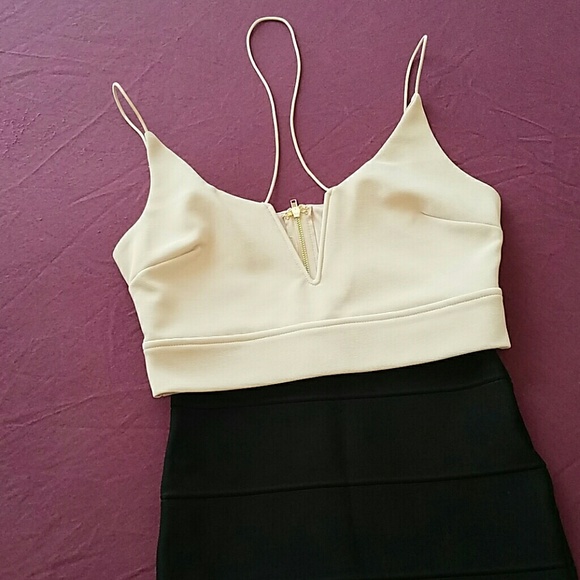 NWOT Sexy Strappy Crop Top