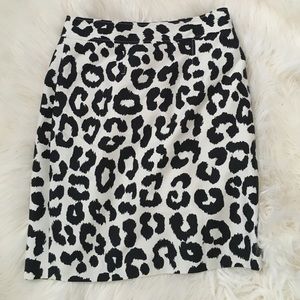 Ann Taylor Animal Print Skirt