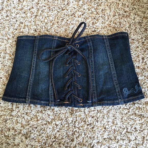denim waist belt