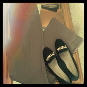 Petite khaki pants