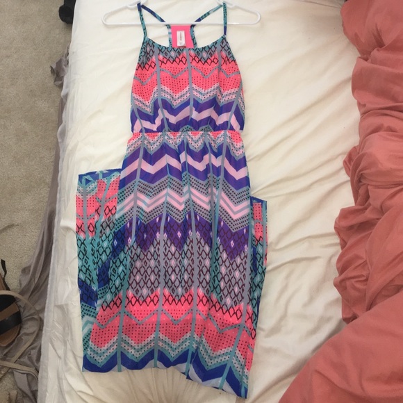 long sheer maxi dress