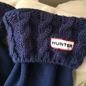 Navy Hunter tall boot liners