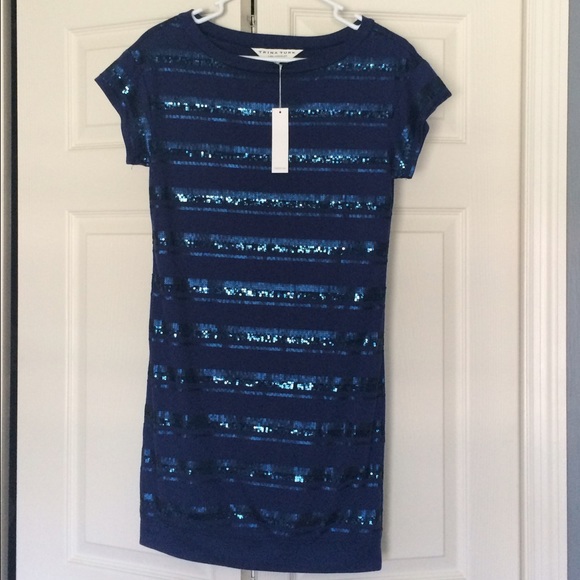 FINAL SALE!!!! NWT Blue Sequin Trina Turk Dress