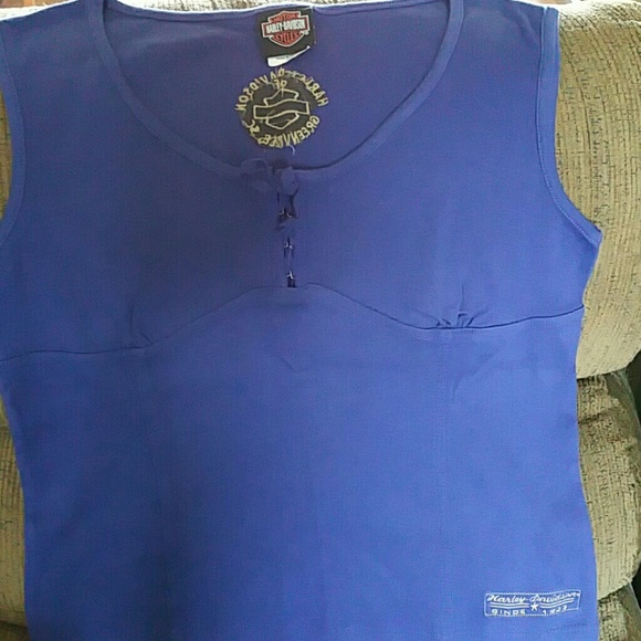 Harley Davidson shirt. Tank top with nice details.