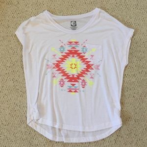 White Aztec Shirt