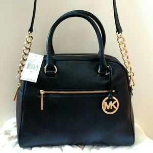 NEW Michael Kors Knox Leather Satchel