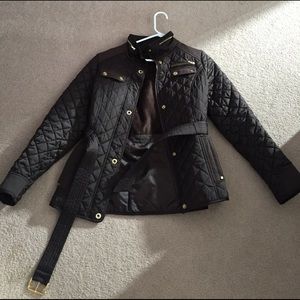 Brown Quilted Jacket