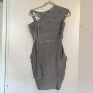 Silver Bandage Dress