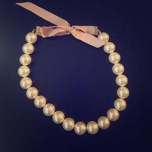 Classic faux-pearl statement necklace