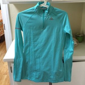 Brand New Turquoise Adidas Long Sleeve Shirt - XS