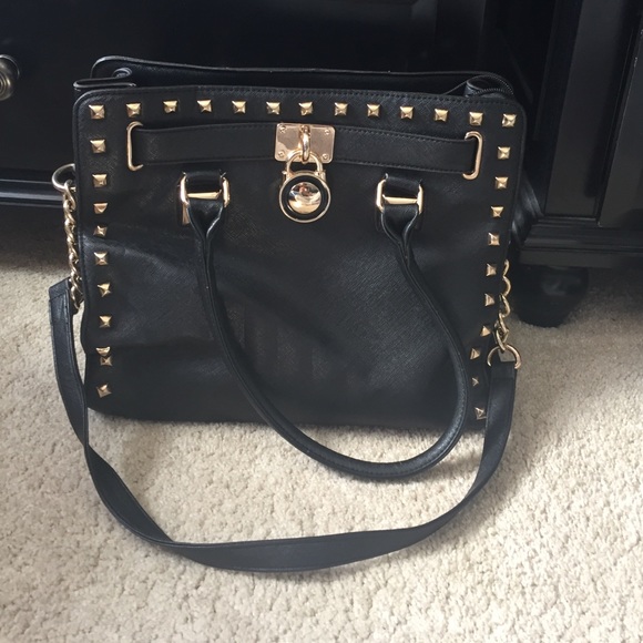Faux Black MK bag