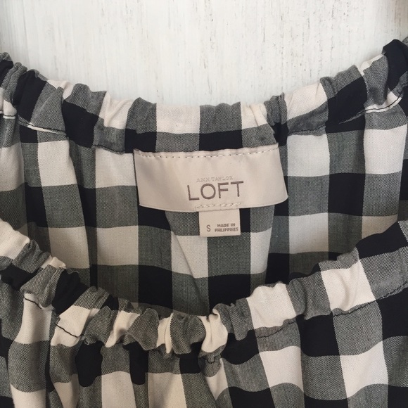 Loft gingham top - Picture 2 of 3