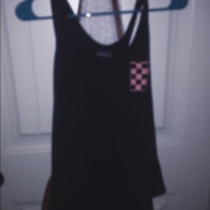 Vans Pink Checkerboard Tank