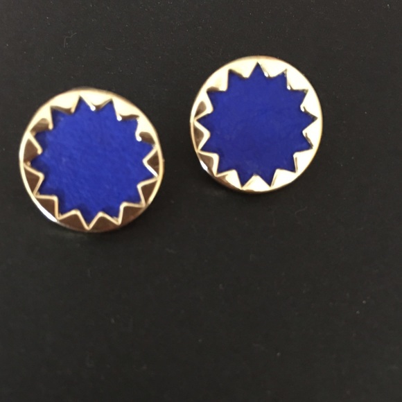 House of Harlow cobalt studs