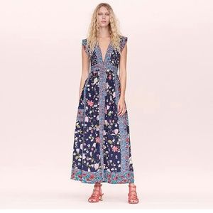 BRAND NEW Rebecca Taylor Tapestry Garden Midi Dres